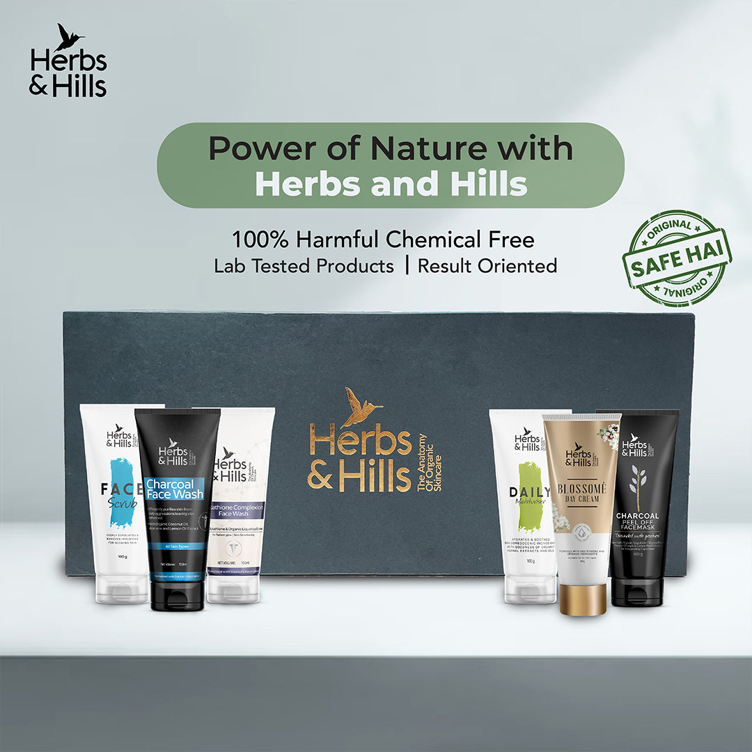 Herbs & Hills: All-in-one Facecare Essentials (6 Products) - HERBS AND HILLS