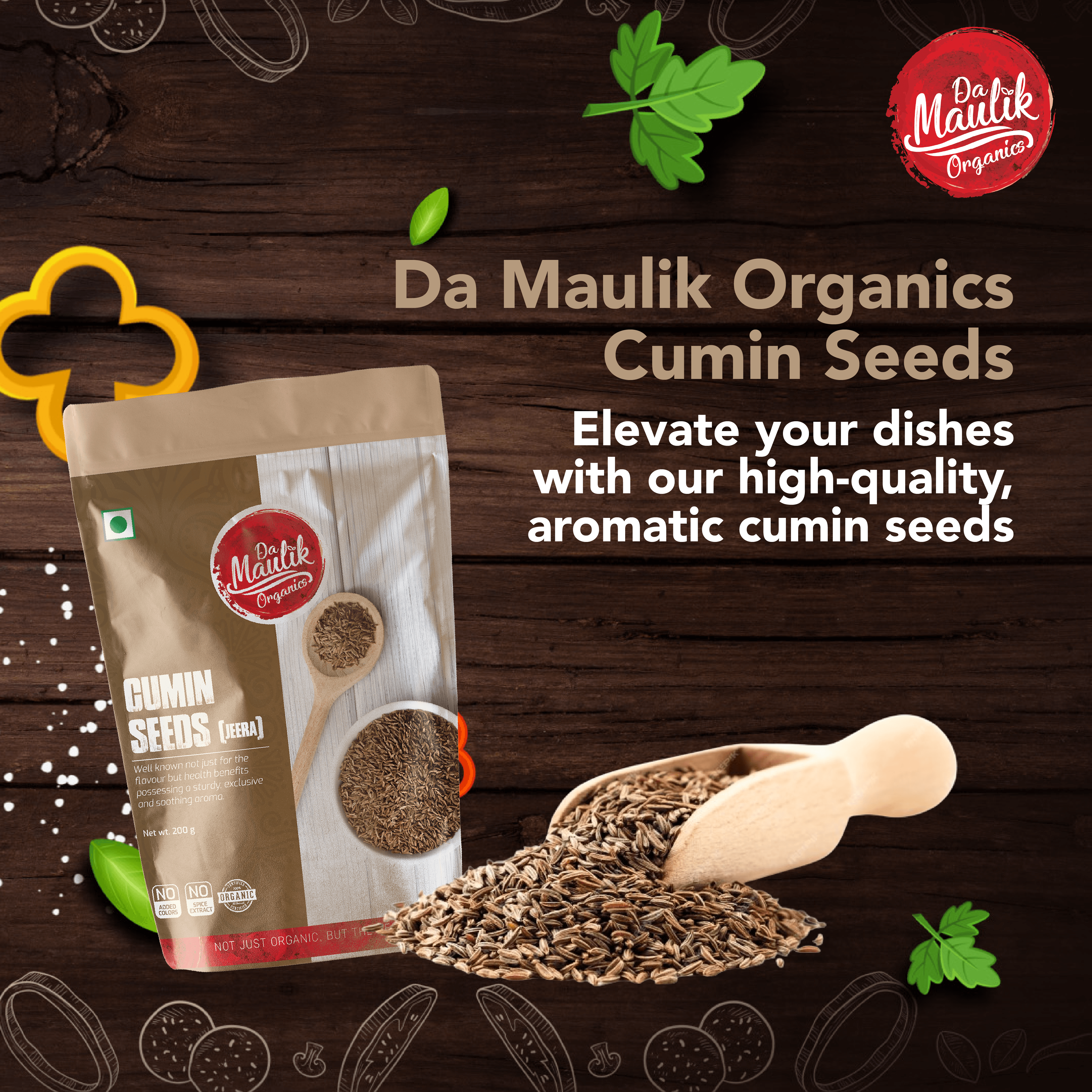 Organic Cumin Seeds (Jeera) - HERBS AND HILLS