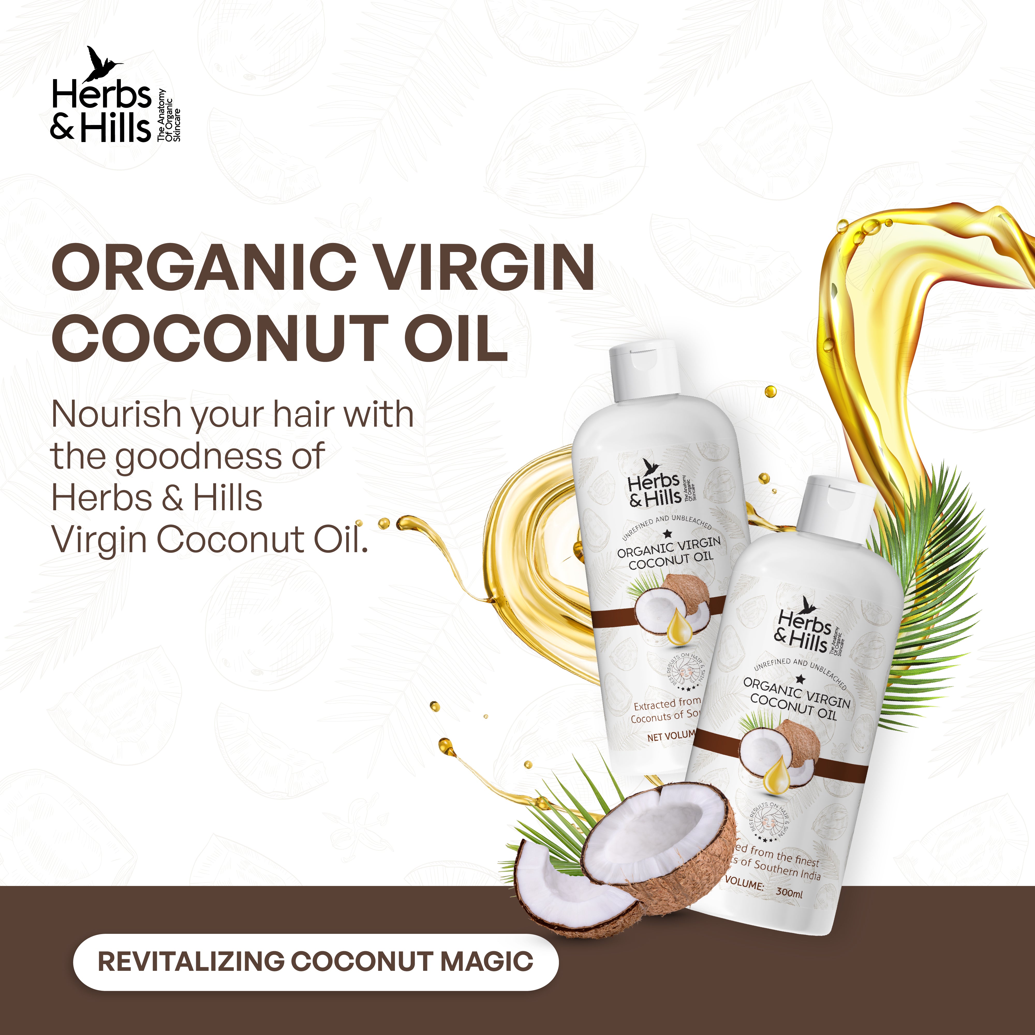 Organic Virgin Coconut Oil (300 ml)