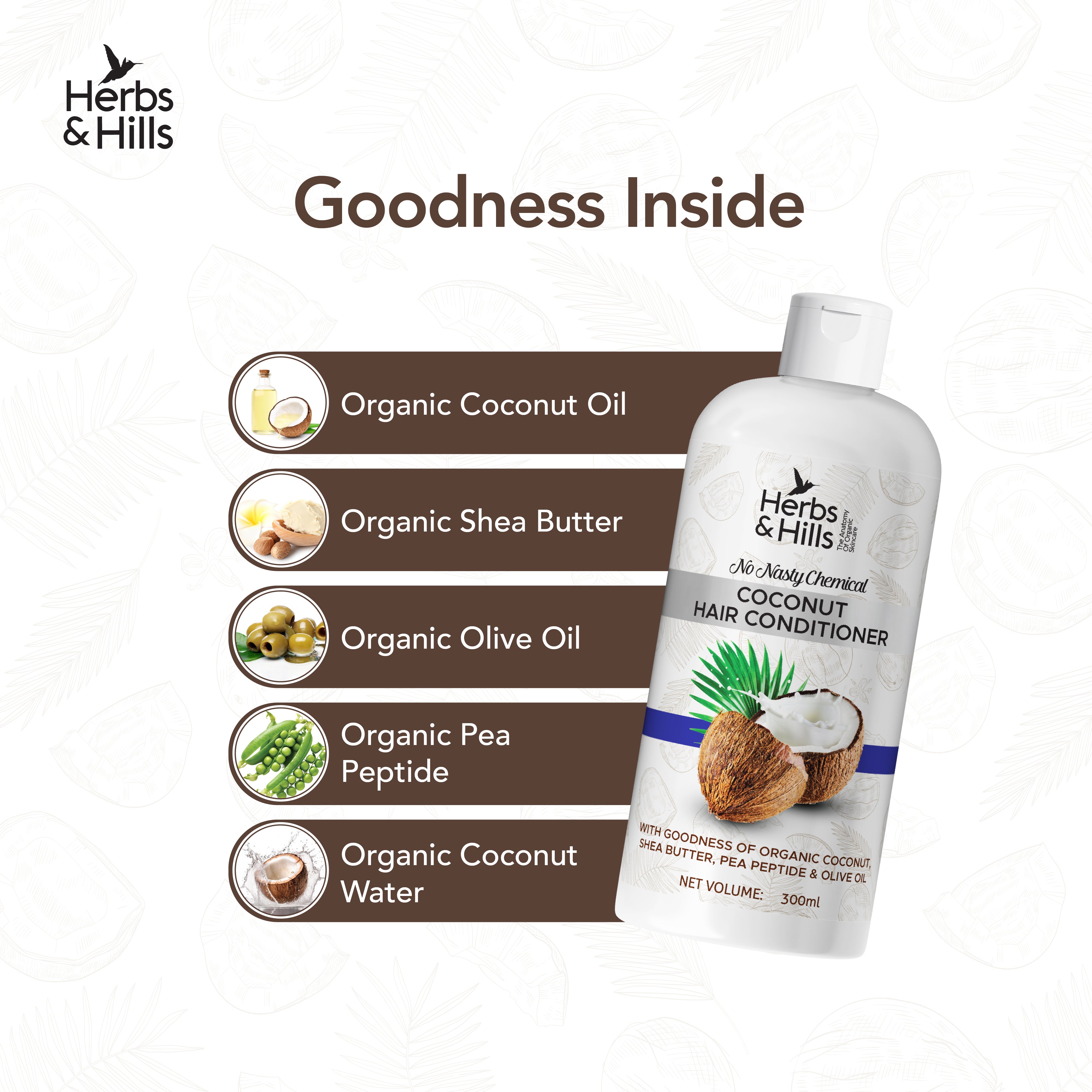 Coconut Hair Conditioner (300 gm)