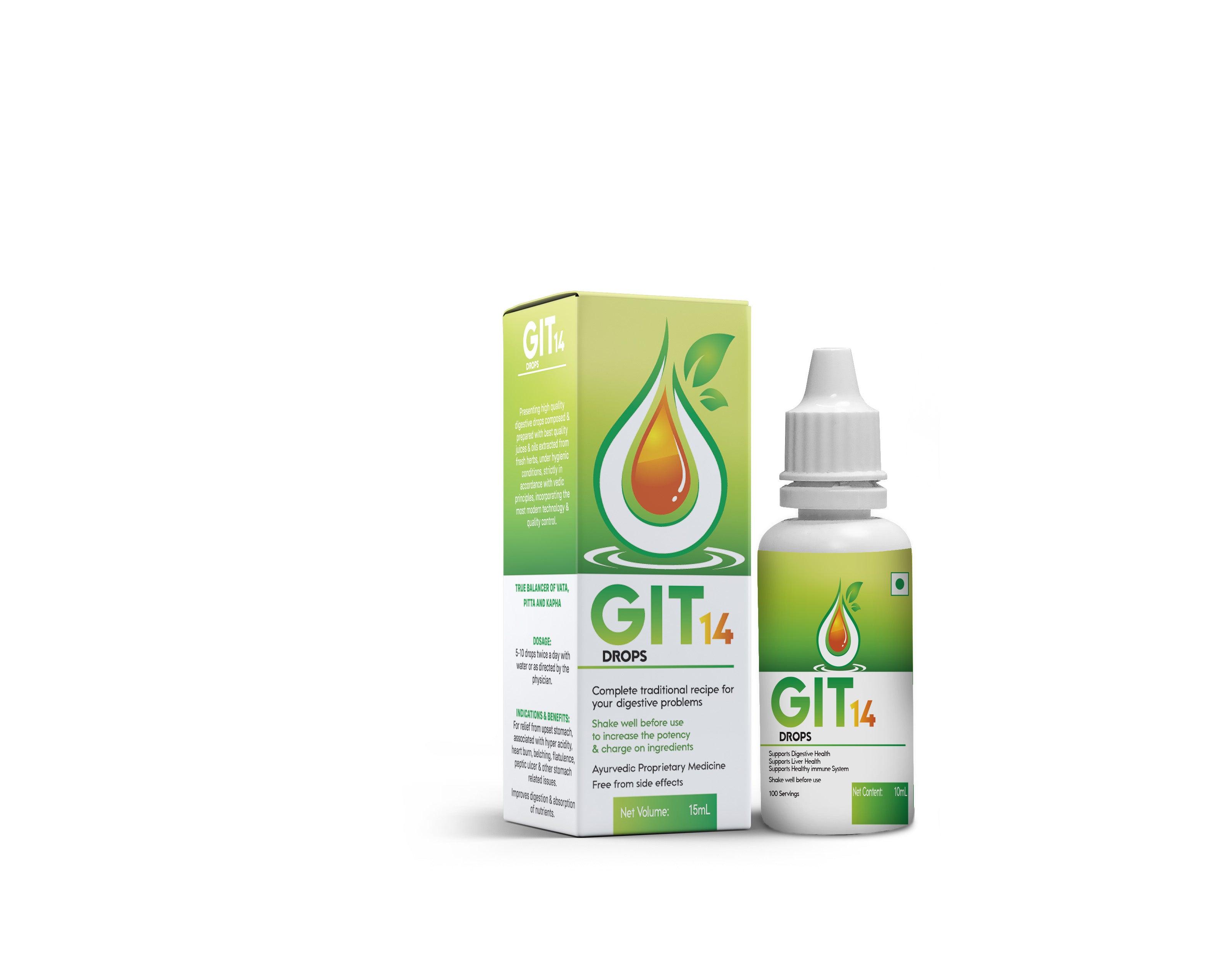 GIT 14 Drops (15 ml) - HERBS AND HILLS