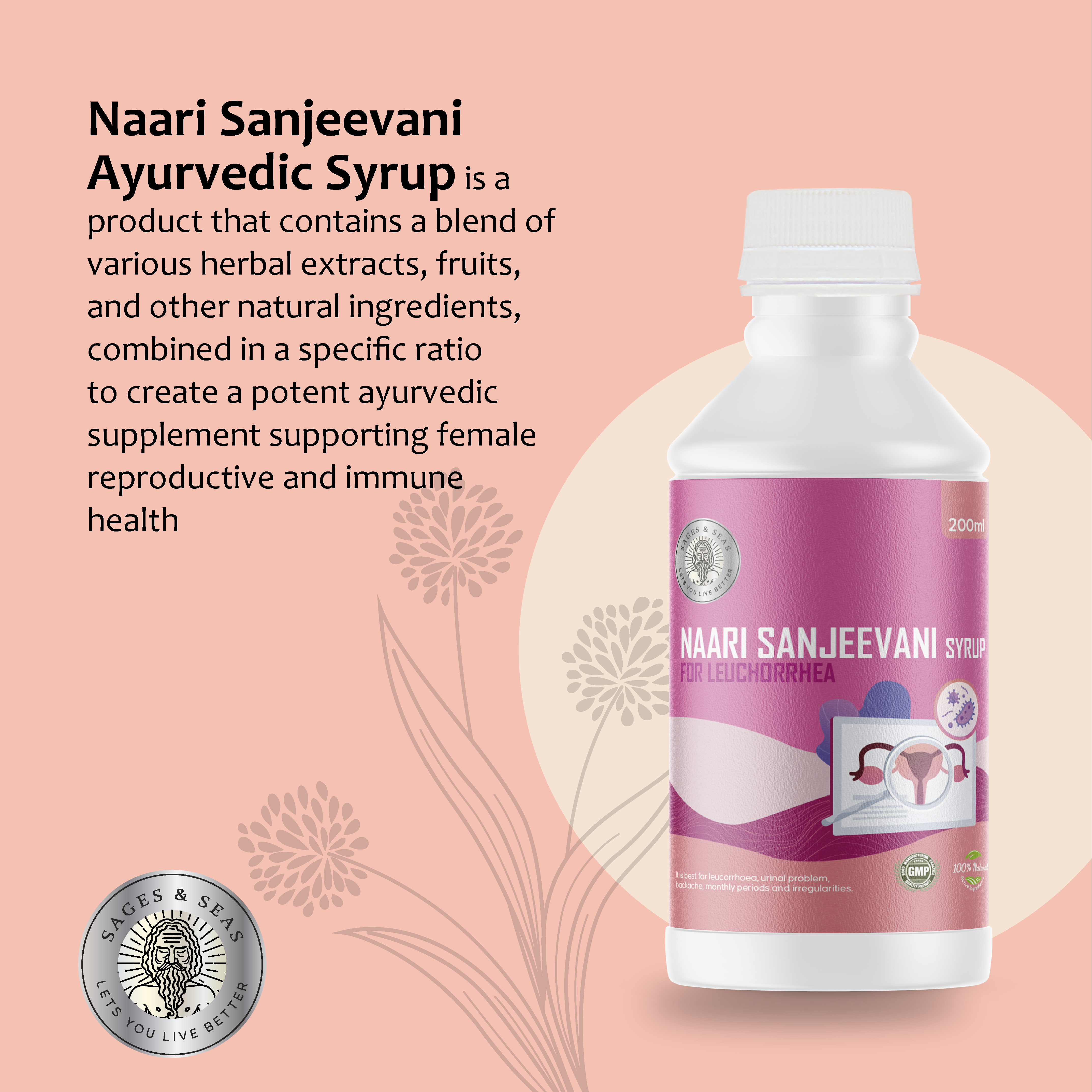 Naari sanjeevani syrup - HERBS AND HILLS