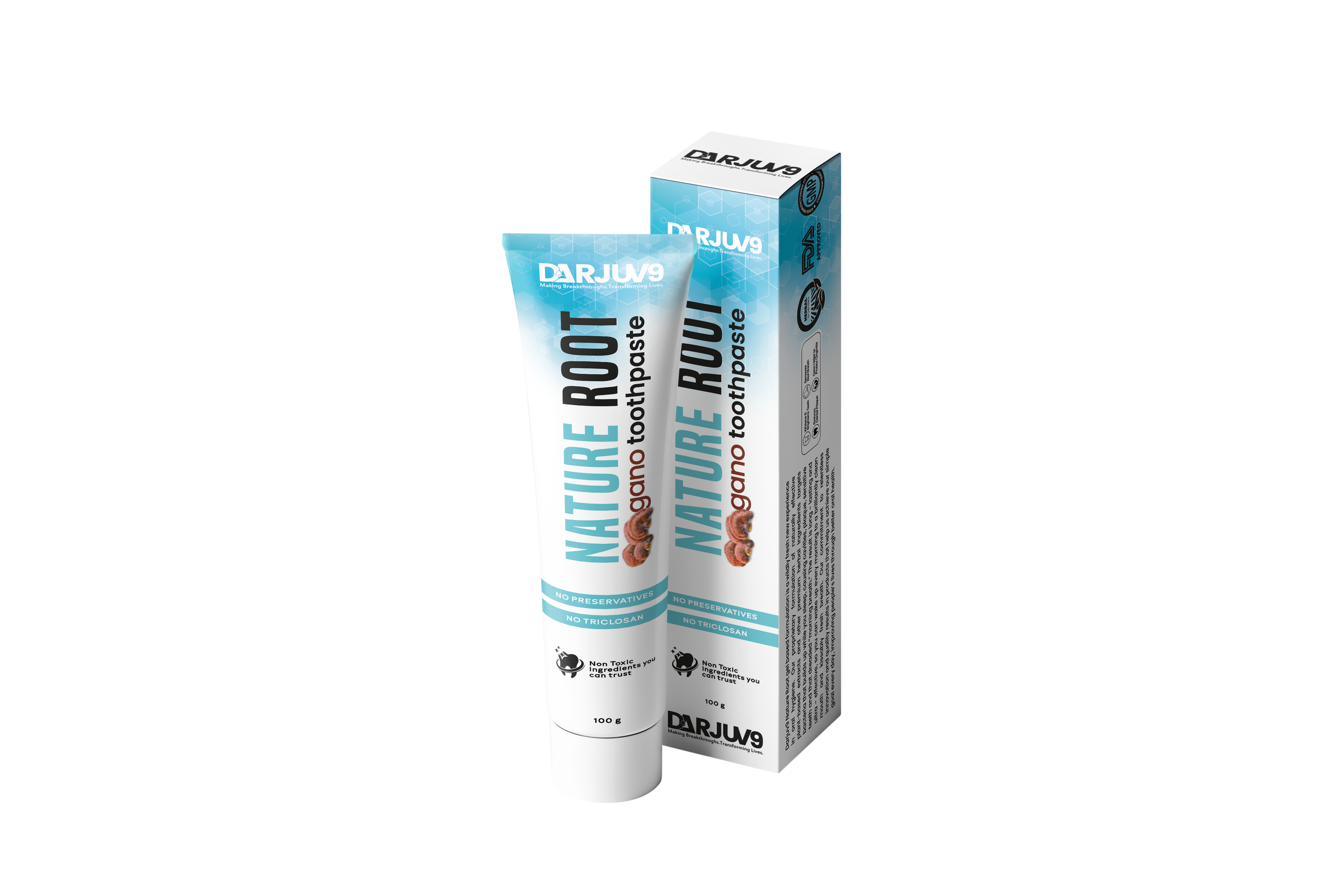 Natureroot Gano Toothpaste (100 gm) - HERBS AND HILLS