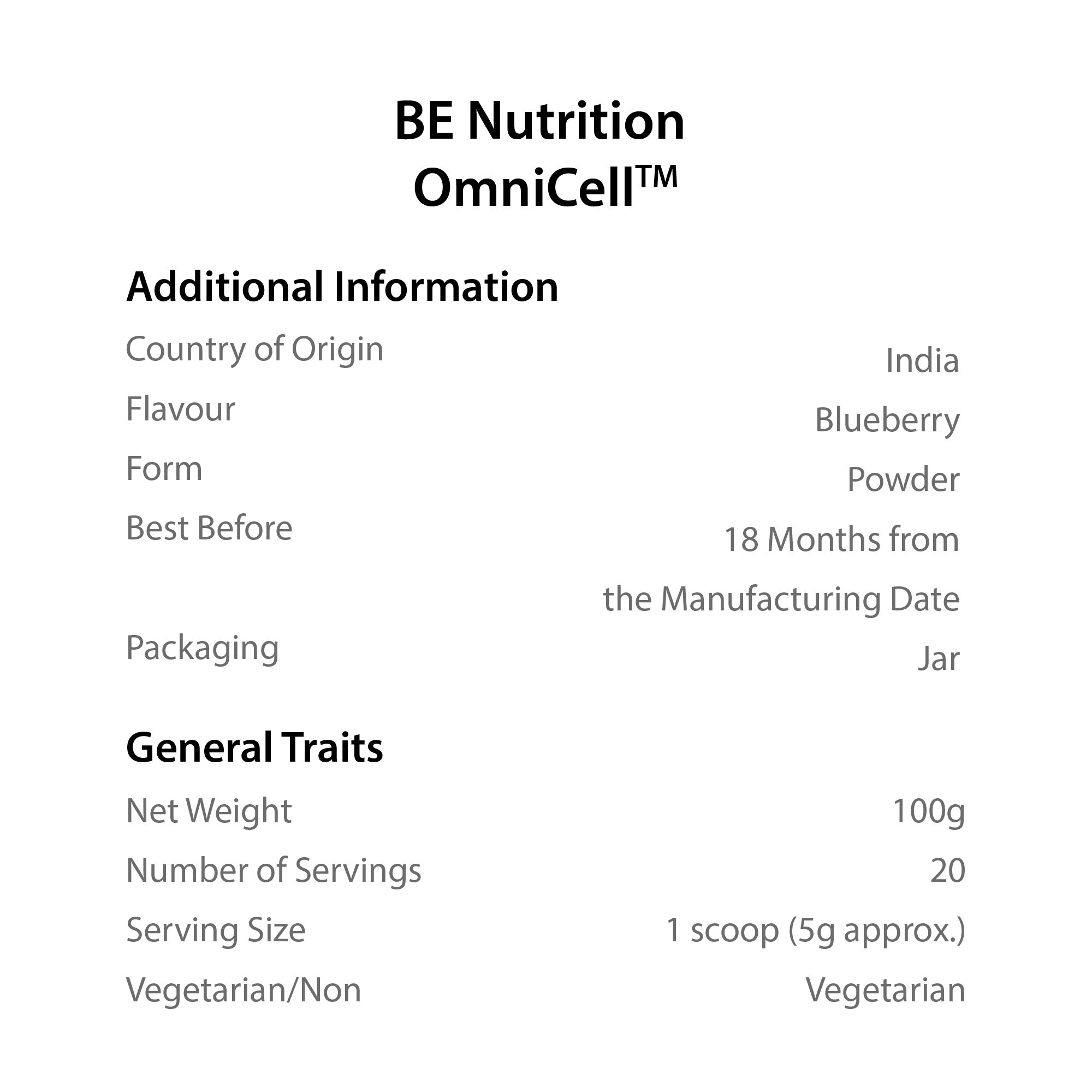Omnicell Advance Plant Based Powder HERBS AND HILLS