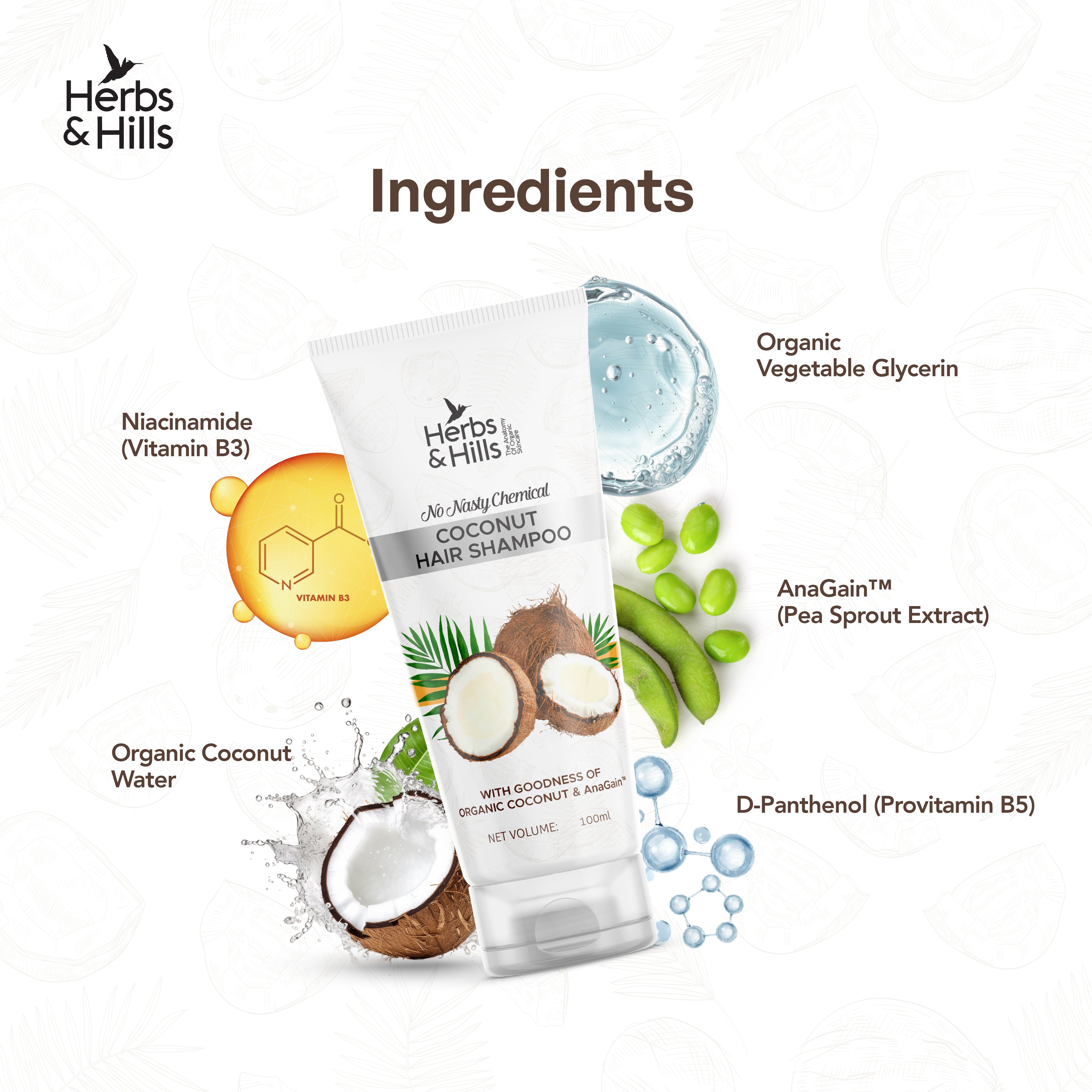 Coconut Shampoo 100 ml