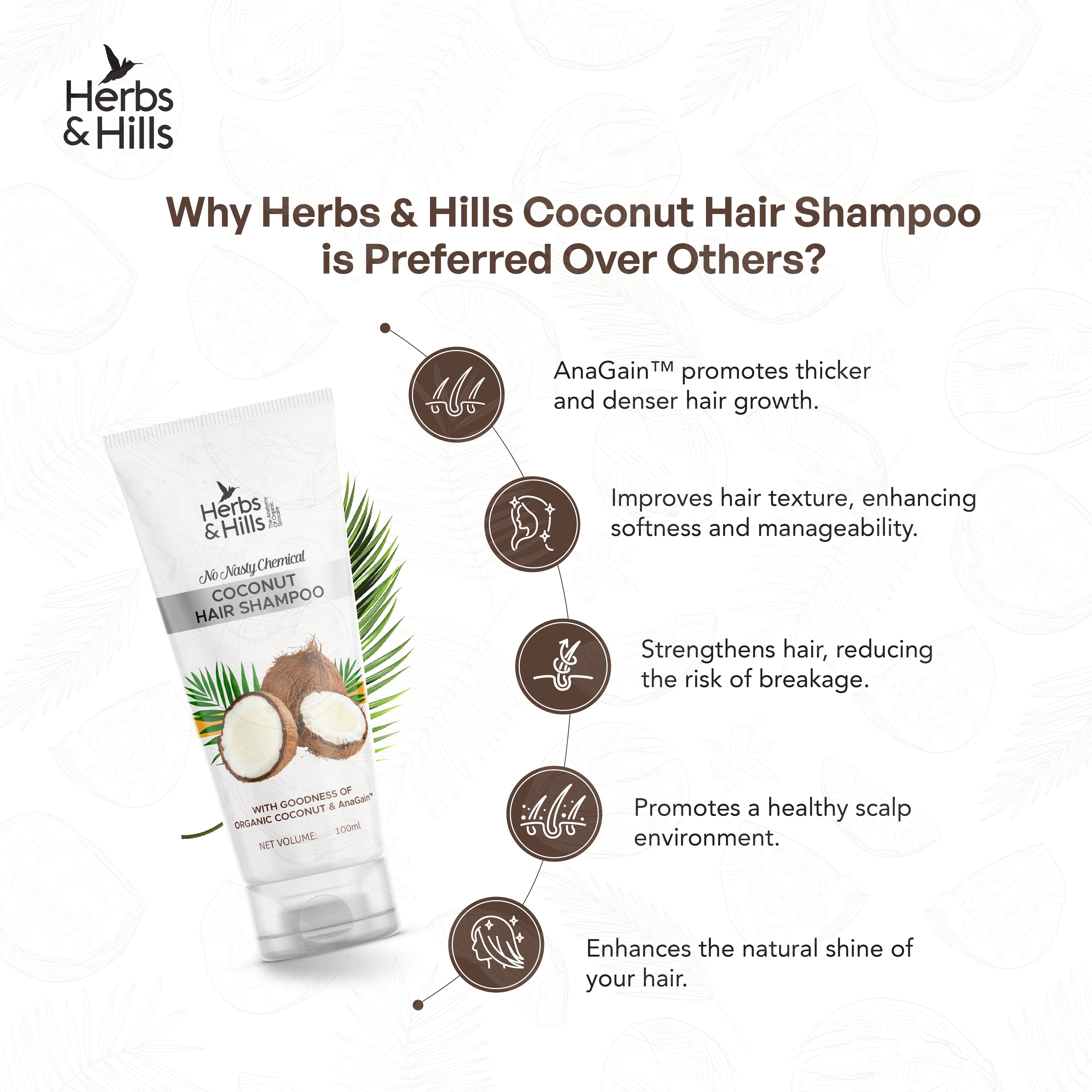 Coconut Shampoo 100 ml